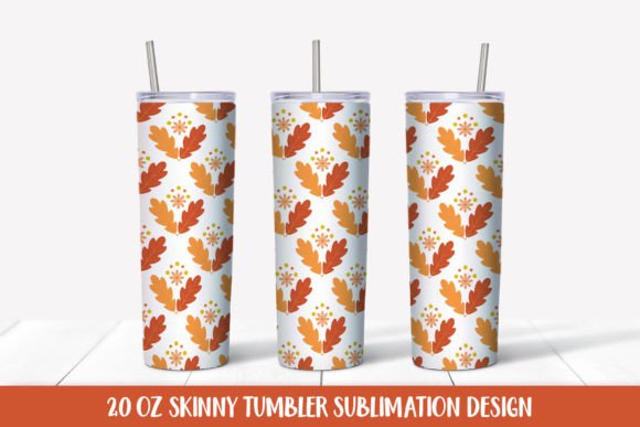 Autumn Leaves Tumbler Wrap Sublimation Graphics & Illustrations Review