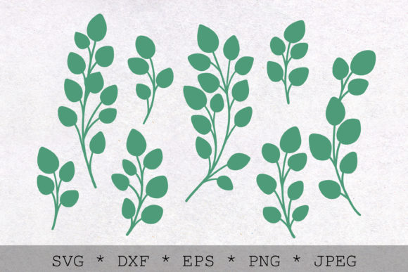 Eucalyptus Branches Bundle: Fresh Graphics for Crafters