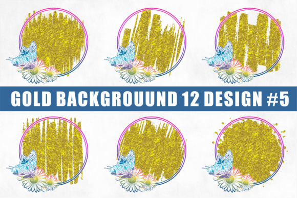Floral Monogram Svg Bundle, Backgrounds for Graphics & Crafts