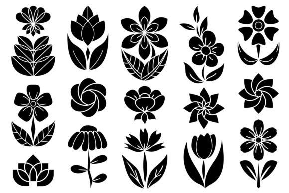 Flower Clipart Collection: Graphics & Illustrations for Local Brands
