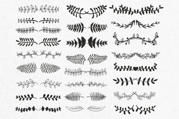Greenery Leaf Divider Bundle SVG: A Graphics & Illustrations Review