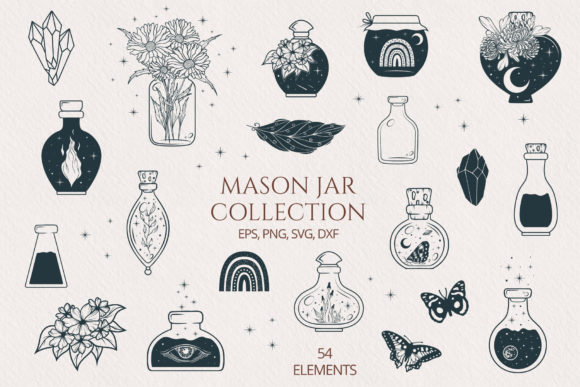 Hand Drawn Celestial Mason Jar Set Review