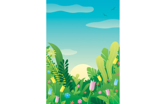 Nature Background Summer: A Review of Graphics and Illustrations